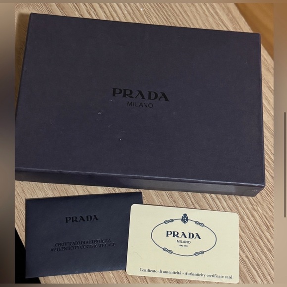 Prada Tri-fold Leather Wallet-INCLUSIVE - Picture 3 of 15